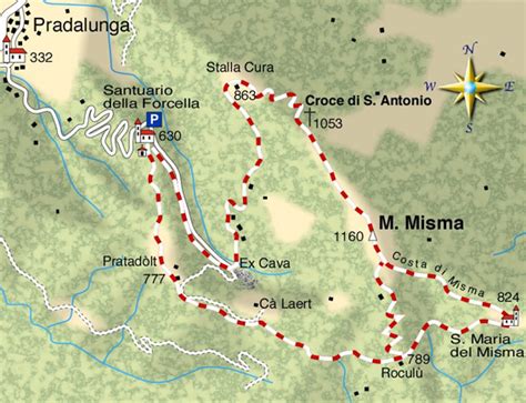 Percorso da Ranica a Pradalunga 